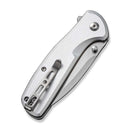 SENCUT ArcBlast Flipper & Button Lock & Thumb Stud Knife Aluminum Handle (2.98" 9Cr18MoV Blade) S22043B-2 - SENCUT