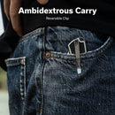 SENCUT Squiggy Flipper & Thumb Hole & Button Lock Knife G10 Handle (3.89" 9Cr18MoV Blade) S24082A - 1 - SENCUT