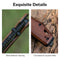 SENCUT Vornix Flipper Knife Guibourtia Wood Handle (3.65" Black 9Cr18MoV Blade) S25038-3