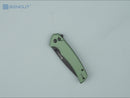 SENCUT Serene Flipper & Button Lock & Thumb Stud Knife Aluminum Handle (3.48" D2 Blade) S21022B-5