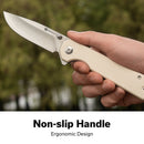SENCUT Aetheris Flipper & Thumb Stud Knife G10 Handle (3.68" 9Cr18MoV Blade) S24095 - 1 - SENCUT
