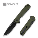 SENCUT Aetheris Flipper & Thumb Stud Knife G10 Handle (3.68" 9Cr18MoV Blade) S24095 - 2 - SENCUT