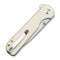 SENCUT Aetheris Flipper & Thumb Stud Knife Ivory G10 Handle (3.68" Satin Finished 9Cr18MoV Blade) S24095 - 1 - SENCUT