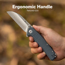 SENCUT Awassi Flipper & Thumb Stud Knife G10 Handle (3.46" 9Cr18MoV Blade) S24065 - 2 - SENCUT
