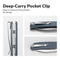 SENCUT Awassi Flipper & Thumb Stud Knife G10 Handle (3.46" 9Cr18MoV Blade) S24065 - 2 - SENCUT