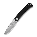 SENCUT Braxx Slip Joint Knife Black G10 Handle (3.12" Satin Finished D2 Blade) S25089 - 1 - SENCUT