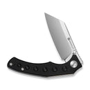 SENCUT Clout Thumb Stud Knife Black G10 Handle (2.99" Satin Finished D2 Blade) S26031-1 - SENCUT