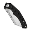 SENCUT Clout Thumb Stud Knife Black G10 Handle (2.99" Satin Finished D2 Blade) S26031-1 - SENCUT