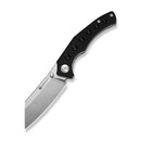 SENCUT Clout Thumb Stud Knife Black G10 Handle (2.99" Satin Finished D2 Blade) S26031-1 - SENCUT