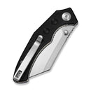 SENCUT Clout Thumb Stud Knife Black G10 Handle (2.99" Satin Finished D2 Blade) S26031-1 - SENCUT