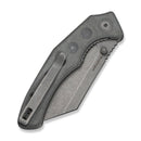 SENCUT Clout Thumb Stud Knife Gray Canvas Micarta Handle (2.99" Gray Stonewashed D2 Blade) S26031 Sample1 - SENCUT