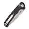 SENCUT Glenspar Thumb Stud & Crossbar Lock Knife Black Shredded G10 Handle (3.45" Stonewashed 9Cr18MoV Blade) S25046 Sample1 - SENCUT
