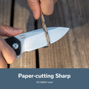 SENCUT Skarnax Flipper & Thumb Stud Knife G10 Handle (3.79" 9Cr18MoV Blade) S24025 - 1 - SENCUT