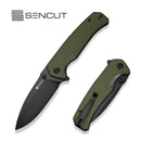 SENCUT Skarnax Flipper & Thumb Stud Knife G10 Handle (3.79" 9Cr18MoV Blade) S24025 - 2 - SENCUT