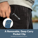 SENCUT Skarnax Flipper & Thumb Stud Knife Micarta Handle (3.79" 9Cr18MoV Blade) S24025 - 3 - SENCUT