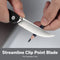 SENCUT Skelfin Thumb Stud & Button Lock Knife Black G10 Handle (3.3" Satin Finished 9Cr18MoV Blade) S25007 - 2 - SENCUT