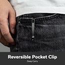 SENCUT Stratex Flipper & Thumb Stud Knife Guibourtia Wood Handle (3.17" Black 9Cr18MoV Blade) S25055 - 3 - SENCUT