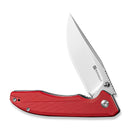 SENCUT Sylor Flipper & Thumb Stud Knife Red G10 Handle (3.35" Satin Finished D2 Blade) S25056 - 3 - SENCUT