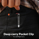 SENCUT Tauron Flipper & Thumb Stud Knife Burgundy G10 Handle (3.48" Satin Finished D2 Blade) S25060 - 2 - SENCUT