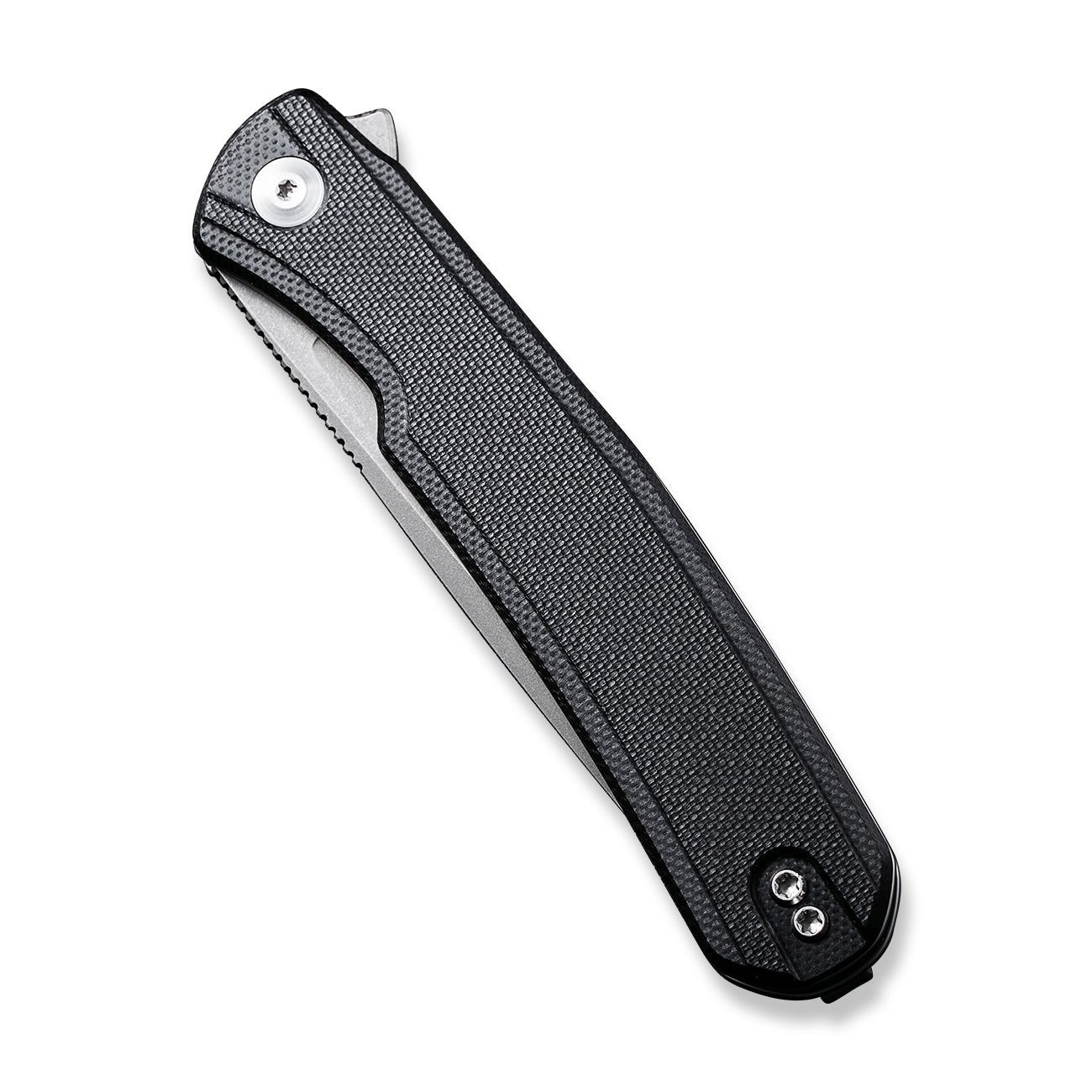SENCUT Scitus Flipper Knife Black G10 Handle (3.47