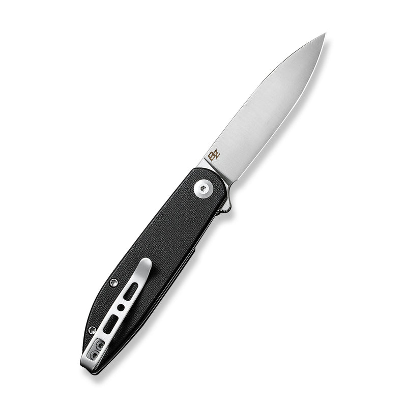 SENCUT Bocll II Flipper Knife Black G10 Handle (2.96" Satin Finished D2 Blade) S22019-1 - SENCUT