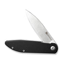 SENCUT Bocll II Flipper Knife Black G10 Handle (2.96" Satin Finished D2 Blade) S22019-1 - SENCUT