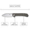 SENCUT Scepter Flipper &Thumb Stud Knife Dark Green Micarta Handle (2.97 Stonewashed 9Cr18MoV Blade) SA03F - SENCUT