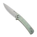 SENCUT Neches Flipper Knife Natural G10 Handle (3.2" Satin Finished 10Cr15CoMoV Blade) SA09B - SENCUT