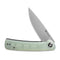 SENCUT Neches Flipper Knife Natural G10 Handle (3.2" Satin Finished 10Cr15CoMoV Blade) SA09B - SENCUT