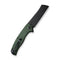 CIVIVI Traxler Flipper Knife Green Canvas Micarta Handle (3.49" Black Stonewashed 9Cr18MoV Blade) S20057C-4