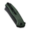 CIVIVI Traxler Flipper Knife Green Canvas Micarta Handle (3.49" Black Stonewashed 9Cr18MoV Blade) S20057C-4