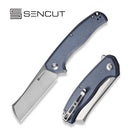 CIVIVI Traxler Flipper Knife Neutral Blue G10 Handle (3.49" Satin Finished 9Cr18MoV Blade) S20057C-2