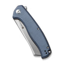 CIVIVI Traxler Flipper Knife Neutral Blue G10 Handle (3.49" Satin Finished 9Cr18MoV Blade) S20057C-2