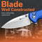 SENCUT ArcBlast Flipper & Button Lock & Thumb Stud Knife Aluminum Handle (2.98" 9Cr18MoV Blade) S22043B-3