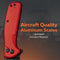 SENCUT ArcBlast Flipper & Button Lock & Thumb Stud Knife Aluminum Handle (2.98" 9Cr18MoV Blade) S22043B-4