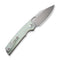 SENCUT GlideStrike Thumb Hole Knife Natural Coarse G10 Handle (3.74" Satin Finished 9Cr18MoV Blade) S23018-2