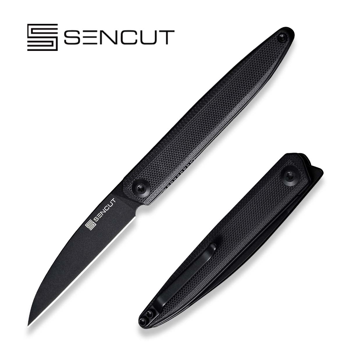 爆買いしたくなる SENCUT Jubil Front Flipper Knife G10 Handle D2 Blade 小物