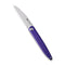 SENCUT Jubil Front Fliper Knife Purple G10 Handle (2.95" Stonewashed D2 Blade) S20029-1