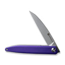 SENCUT Jubil Front Fliper Knife Purple G10 Handle (2.95" Stonewashed D2 Blade) S20029-1