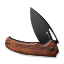 SENCUT Phantara Flipper Knife Guibourtia Wood Handle (3.7" Black 9Cr18MoV Blade) S23014-4