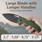 SENCUT Phantara Flipper Knife OD Green Coarse G10 Handle (3.7" Black 9Cr18MoV Blade) S23014-3