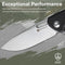 SENCUT Vesperon Flipper & Manual Thumb Knife Black G10 Handle (3.35" Satin Finished 9Cr18MoV Blade) S20065-1