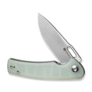 SENCUT Vesperon Flipper & Manual Thumb Knife Natural G10 Handle (3.35" Satin Finished 9Cr18MoV Blade) S20065-2