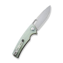 SENCUT Vesperon Flipper & Manual Thumb Knife Natural G10 Handle (3.35" Satin Finished 9Cr18MoV Blade) S20065-2